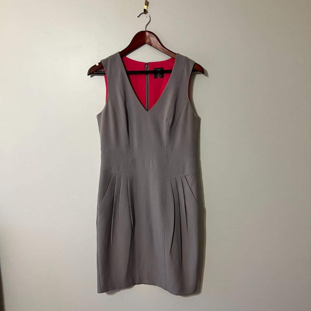 Vince Camuto | Vintage Grey Dress with Pockets! | Size 10
